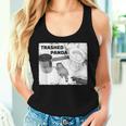 Trashed Panda Racoon Trend レディースタンクトップ 彼女への贈り物