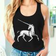 ユニコーン 神話上の生き物 おとぎ話 ファンタジー ヴィンテージ 古い Unicorn Fairy Tale Horse 長袖tシャツ レディースタンクトップ 彼女への贈り物