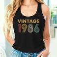 ヴィンテージ 1986 40歳の誕生日プレゼント 男性 女性 40歳 レディースタンクトップ 彼女への贈り物