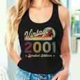 ヴィンテージ 2001 25歳の誕生日プレゼント 男性 女性 25歳 レディースタンクトップ 彼女への贈り物