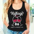傘寿祝い ワイン好き 酒好き 父 母 男性 女性 80歳お祝いintage Aged To Perfection レディースタンクトップ 彼女への贈り物