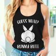 面白いイースタージョークguess What Bunny Butt メンズ レディース レディースタンクトップ 彼女への贈り物