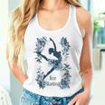 Floral Ice スケーター ダンシング スポーツ フィギュアスケート レディースタンクトップ 彼女への贈り物