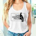 【バックプリント・背中側】ザ・ホース・フェイス The Horse Face 午年 馬 2026 パロディ レディースタンクトップ 彼女への贈り物
