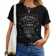 57 歳の誕生日レトロ限定版男性女性ヴィンテージ 1969 レディースTシャツ