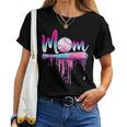 Baseball Mom Ice Cream Drip Mother's Day Baseball Mama Women T-shirt