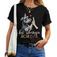 Bestchnauzer Mom Ever Dog Mama 母の日 レディースTシャツ