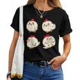 Chicken Chickens Cute Kawaii Anime Kawaii Japan レディースTシャツ