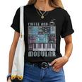 Coffee And Modular アナログシンセサイザー 波形シンセ レディースTシャツ