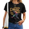 Cool Girls Breakdancing & Hip Hop Music Dancers Graffiti レディースTシャツ