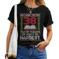 Dont Worry First 38 Years Teaching Are Hard Teacher 長袖tシャツ レディースTシャツ