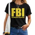 Fbi Bidenの指示に従うアパレル 面白い 男性 女性 レディースTシャツ