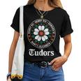 Tudor Kings、Queens Monarchs Of English History Rose レディースTシャツ