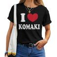 I Love Komaki アイラブ小牧 レディースTシャツ