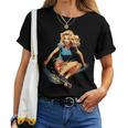 Pinup Girl スケートボード レディースTシャツ