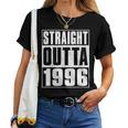 Straight Outta 1996 Womenintage 1996 Birth Of Birthday 長袖tシャツ レディースTシャツ