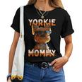 Yorkie Mommyヨーキー ママ 母親 母の日 ママ かわいい ヨークシャー・テリア レディースTシャツ