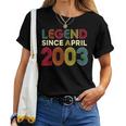 レジェンド 2003年4月 23歳の誕生日 男性 女性 23歳 レディースTシャツ
