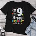 9歳 誕生日 ハッピーバースデー 9歳 男の子 女の子 9歳 レディースTシャツ 面白い贈り物