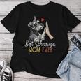 Bestchnauzer Mom Ever Dog Mama 母の日 レディースTシャツ 面白い贈り物