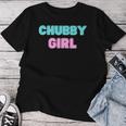 Chubby Girl 長袖tシャツ レディースTシャツ 面白い贈り物