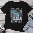 Coffee And Modular アナログシンセサイザー 波形シンセ レディースTシャツ 面白い贈り物