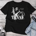 Coltrane Jazz Wisdomaxophonist Musician 1色 レディースTシャツ 面白い贈り物