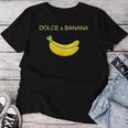 Dolce And Banana ファニーキュートグラフィックデザインバナナtシャツ レディースTシャツ 面白い贈り物