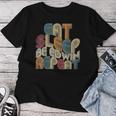 Eatleep Be Edwin Repeat Groovy Retro Edwin レディースTシャツ 面白い贈り物