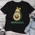 Mamacado Pregnant Avocado Mom Pun レディースTシャツ 面白い贈り物