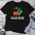 Just A Girl Who Loves Caiman Lizards ファニーカイマントカゲ レディースTシャツ 面白い贈り物