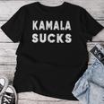 Kamalaucks Kamala Harrisucks And Women レディースTシャツ 面白い贈り物