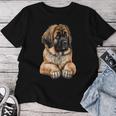 Leonberger Memoriale Per Allevatori Di Cuccioli Di Cane Mamma Papà Maglietta da donna Regalos divertidos