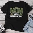 Mom Of The Birthday Boy Army Camouflage Birthday Party Women T-shirt Funny Gifts