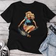 Pinup Girl スケートボード レディースTシャツ 面白い贈り物