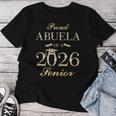Proud Abuela Of A 2026 シニア 卒業 長袖tシャツ レディースTシャツ 面白い贈り物