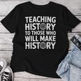 History Teacher Appreciation Teachingocialtudies レディースTシャツ 面白い贈り物