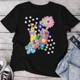 うさぎ花 レディースTシャツ 面白い贈り物