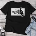 ザ・ホース・フェイス The Horse Face 午年 馬【十二支 干支】2026年 ブランド パロディ 長袖tシャツ レディースTシャツ 面白い贈り物