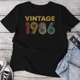 ヴィンテージ 1986 40歳の誕生日プレゼント 男性 女性 40歳 レディースTシャツ 面白い贈り物