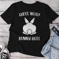 面白いイースタージョークguess What Bunny Butt メンズ レディース レディースTシャツ 面白い贈り物