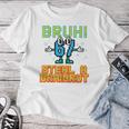 67 Bruhteal A Brainrot Meme 6 7 男の子 女の子 キッズ ユース レディースTシャツ 面白い贈り物
