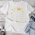 キッズ 誕生日 数字 6歳 男の子 女の子 キング クイーン レディースTシャツ 面白い贈り物