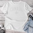 ヴィンテージ カナダ国旗 お土産 男の子 女の子 レトロ カナダ国旗 レディースTシャツ 面白い贈り物