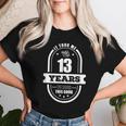 13歳の誕生日プレゼント 男の子 女の子 10代 13歳 レトロ 2007年 レディースTシャツ 彼女への贈り物