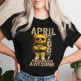 19歳 2007年4月 テディベア 19歳 誕生日 男性 女性 レディースTシャツ 彼女への贈り物