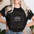 32誕生日 男の子 女の子 面白い 数学 平方根 1024 32年 レディースTシャツ 彼女への贈り物