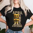 41歳 1985年4月 テディベア 41歳 誕生日 男性 女性 レディースTシャツ 彼女への贈り物