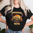 50歳 誕生日 男性女性intage 1976年1976年生まれ レトロデザインブランド レディースTシャツ 彼女への贈り物