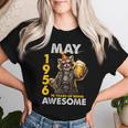 70Th Birthday Raccoon Beer May 1956Intage 70 Years Old レディースTシャツ 彼女への贈り物
